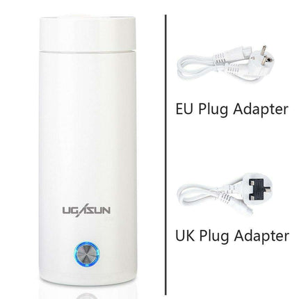 Compact Travel Electric Water Heater with Intelligent Temperature Control - Hot Water Anytime, Anywhere - Très Elite