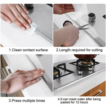 Comprehensive Waterproof Sealing Tape Kit for Kitchen and Bathroom - Ultimate Water Damage Protection Solution - Très Elite