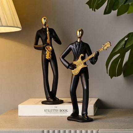 Contemporary Artisan Resin Abstract Figure for Elegant Home Accents - Très Elite