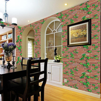 Contemporary PVC Brick Pattern Wall Decal for Stylish Kitchen and Bathroom Makeovers - Très Elite