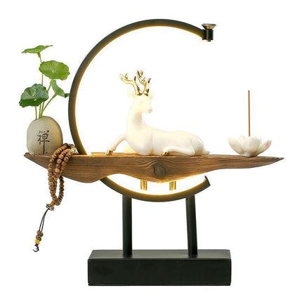 Copper Cascade Serenity Incense Waterfall Burner
