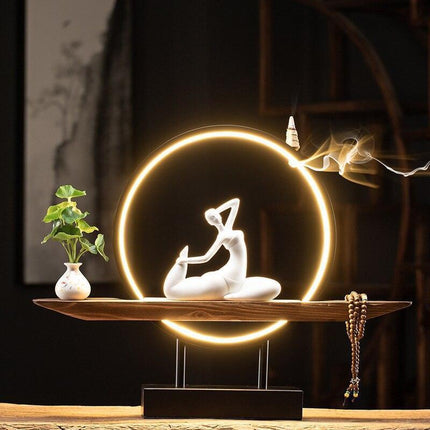 Copper Cascade Serenity Incense Waterfall Burner