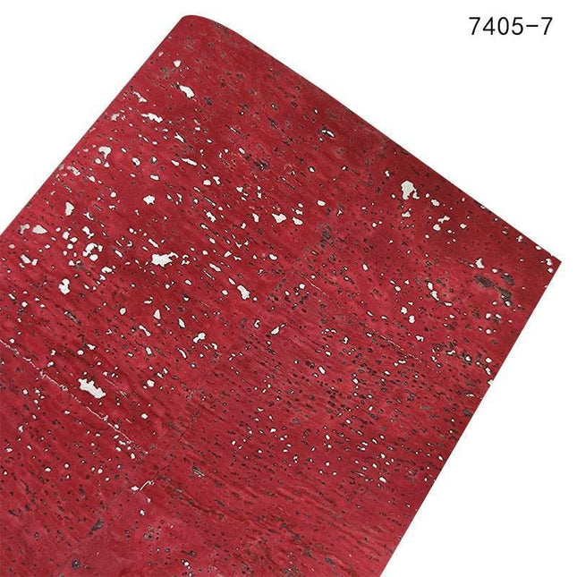 Cork-Style Synthetic Leather Fabric for Creative Crafting Projects