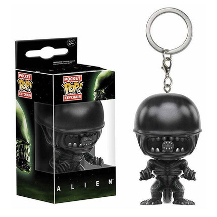 Cosmic Confrontation: Chuckie the Alien vs. Predator Rugrats Paris Keychain Figure