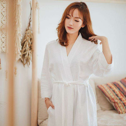 Couples' Elegant Cotton Kimono-Style Lounging Set - Très Elite