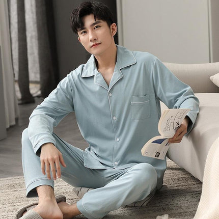 Cozy Couples Winter Cotton Pajama Set - Luxurious Sleepwear for Two - Très Elite