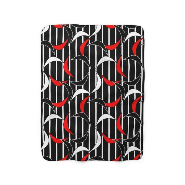 Cozy Elegance Printed Sherpa Fleece Blanket for Ultimate Comfort