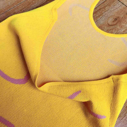 Cozy Halter Neck Sweater Midi Dress