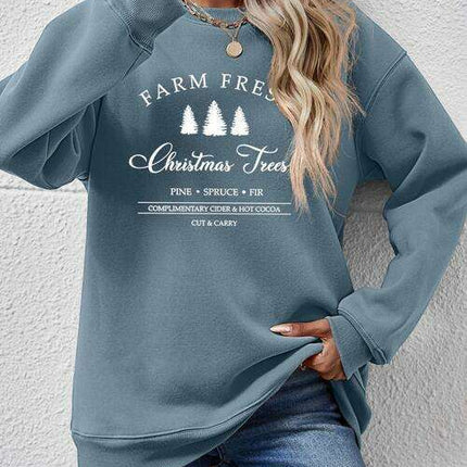 Cozy Oversized Polyester Round Neck Sweatshirt for Ultimate Comfort