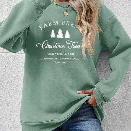 Cozy Oversized Polyester Round Neck Sweatshirt for Ultimate Comfort