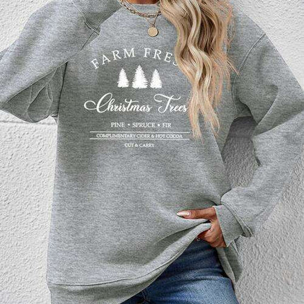 Cozy Oversized Polyester Round Neck Sweatshirt for Ultimate Comfort