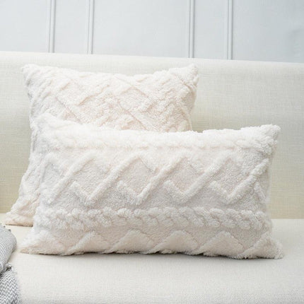 Cozy Winter Elegance Plush Fleece Pillow Set