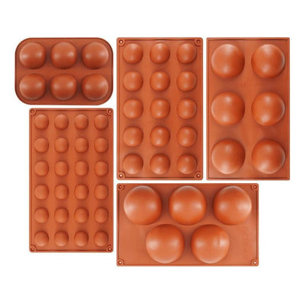 Creative 3D Silicone Sphere Mold for Innovative Baking Adventures - Très Elite