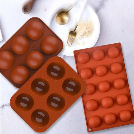 Creative 3D Silicone Sphere Mold for Innovative Baking Adventures - Très Elite