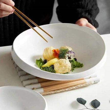 Creative Nesting Ceramic Dish Set for Elegant Dining - Très Elite