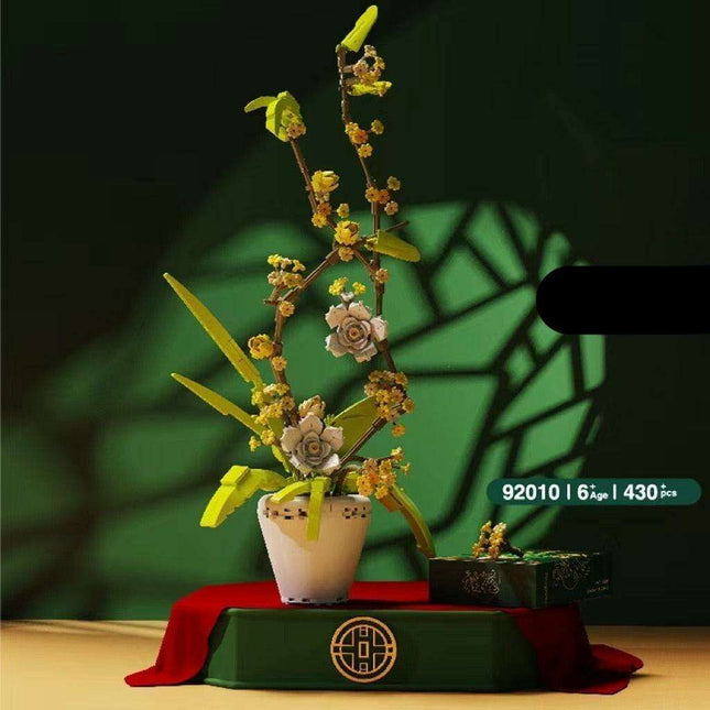 Creative Osmanthus Fragrans Orchid Floral Arrangement Kit for All Ages