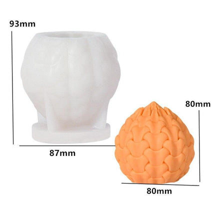 Creative Spiral Pillar Silicone Mold for Unique Candle and Soap Crafting! - Très Elite