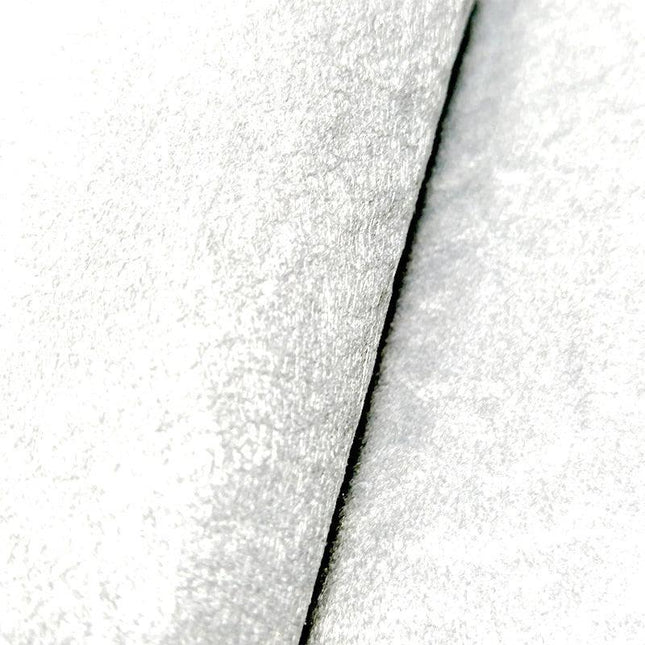 Crumpled Holographic Metallic Faux Leather Fabric Sheet for Creative DIY Endeavors