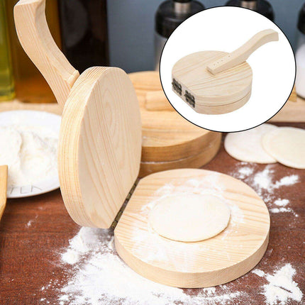 Culinary Masterpiece Wooden Dough Press: Elevate Your Cooking Game - Très Elite