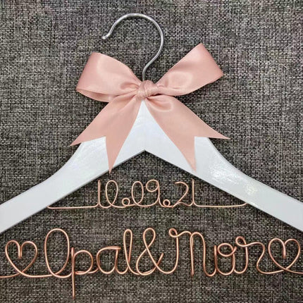 Custom Engraved Wooden Bridal Party Hanger - Memorable Keepsake for Bridesmaids