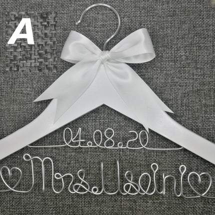 Custom Engraved Wooden Bridal Party Hanger - Memorable Keepsake for Bridesmaids