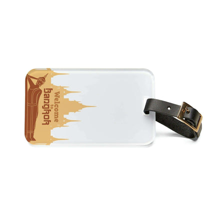 Customizable Acrylic Luggage Tag Set by Elite Maison: Your Stylish Travel Companion - Très Elite