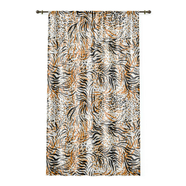 Customizable Animal Print Polyester Curtains - Enhance Your Home Style