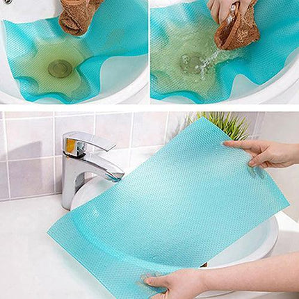 Customizable Antimicrobial Fridge Liners for Enhanced Cleanliness - Très Elite