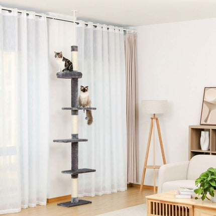 Customizable Cat Adventure Tower for Endless Entertainment and Furniture Defense - Très Elite