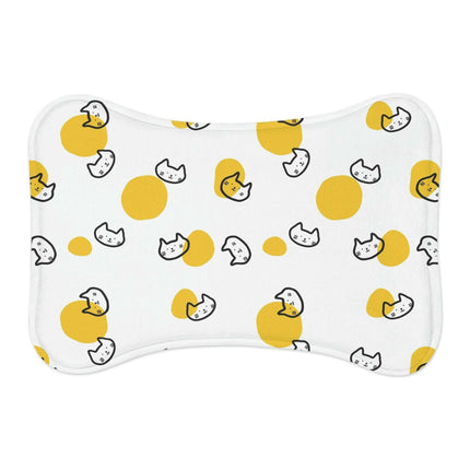 Custom Pet Feeding Mat – Non-Slip Absorbent Bone & Fish