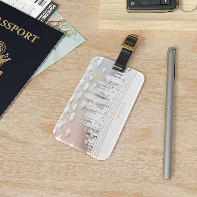 Customizable Luxury Acrylic Luggage Tag: Elevate Your Travel Experience