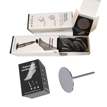 Customizable Luxury Foot Care Pedicure Kit with Interchangeable Grit Options - Très Elite