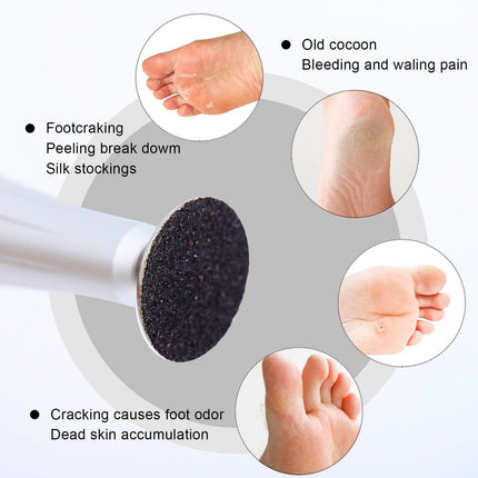 Customizable Luxury Foot Care Pedicure Kit with Interchangeable Grit Options - Très Elite