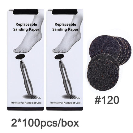 Customizable Luxury Foot Care Pedicure Kit with Interchangeable Grit Options - Très Elite