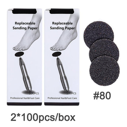 Customizable Luxury Foot Care Pedicure Kit with Interchangeable Grit Options - Très Elite