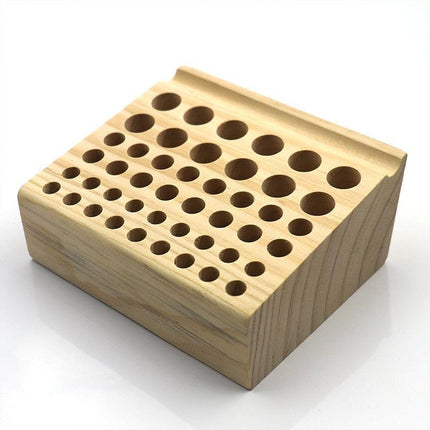 Customizable Pine Wood Tool Organizer for Leathercraft and DIY Enthusiasts - Très Elite