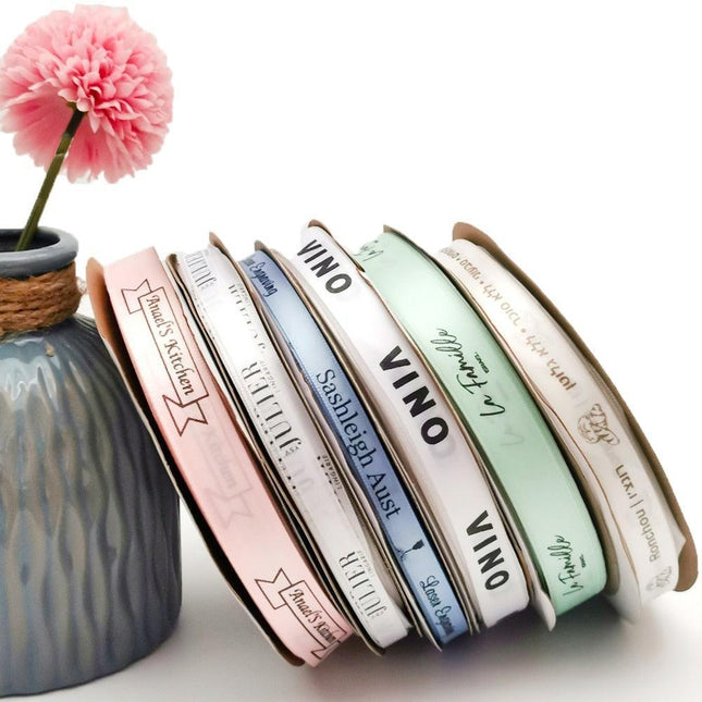 Customizable Satin Ribbon Printing: Tailored Unique Designs for Every Occasion