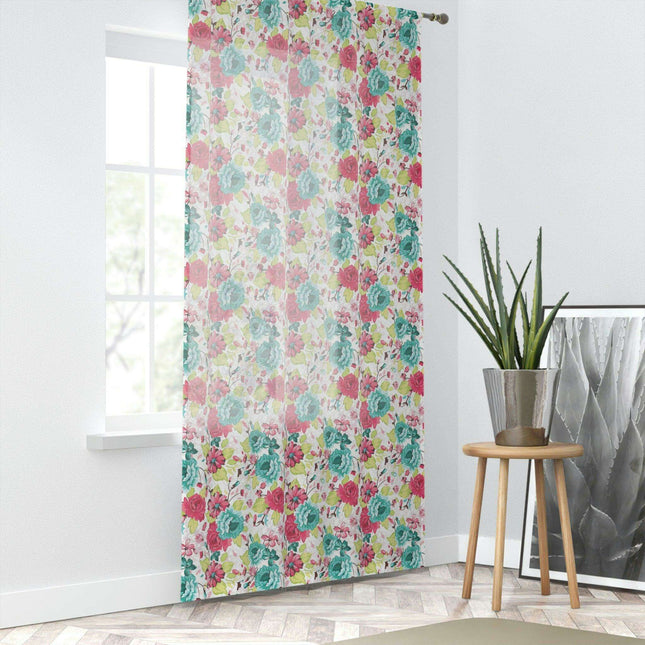 Customizable Vintage Floral Window Curtains - Personalize Your Home’s Atmosphere