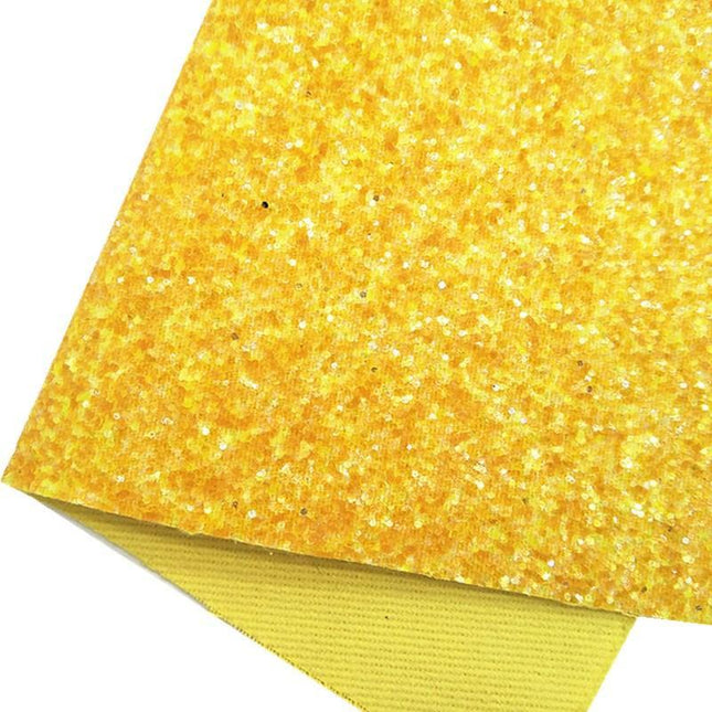 Dazzling Yellow Leopard Print Suede Crafting Sheets - A Must-Have for Creative Projects