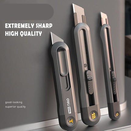 Deli Black SK2 Steel Utility Knife: The Ultimate Solution for Precision Cutting - Très Elite