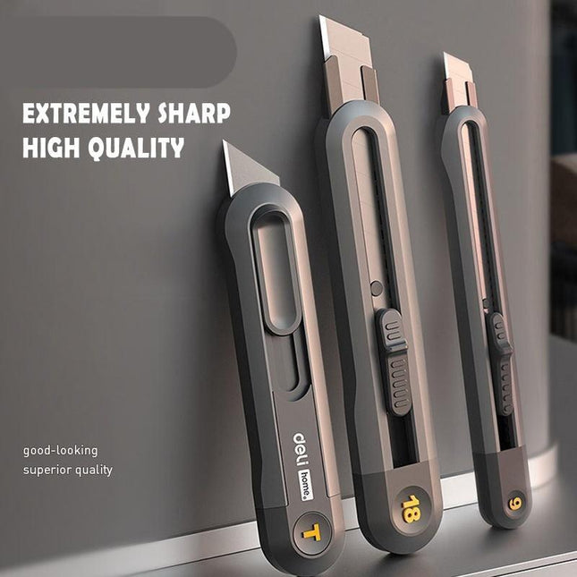 Deli Black SK2 Steel Utility Knife: The Ultimate Solution for Precision Cutting