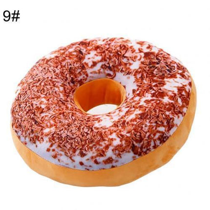 12-Piece 3D Donut Plush Pillow Collection for Cozy Comfort - Très Elite