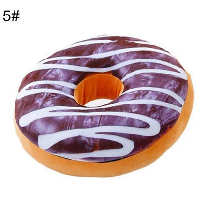 12-Piece 3D Donut Plush Pillow Collection for Cozy Comfort - Très Elite