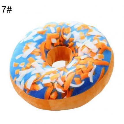 12-Piece 3D Donut Plush Pillow Collection for Cozy Comfort - Très Elite