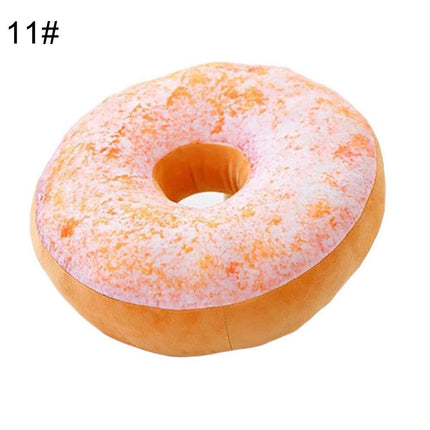 12-Piece 3D Donut Plush Pillow Collection for Cozy Comfort - Très Elite