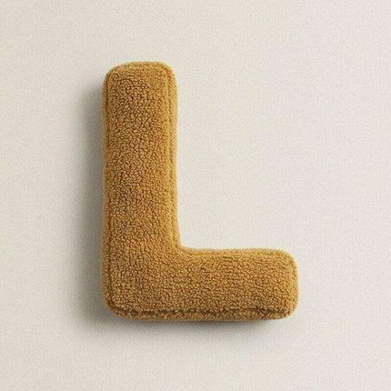 Delightful English Letters Plush Pillow - Cozy Home Accent - Très Elite
