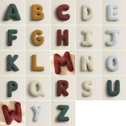 Delightful English Letters Plush Pillow - Cozy Home Accent - Très Elite