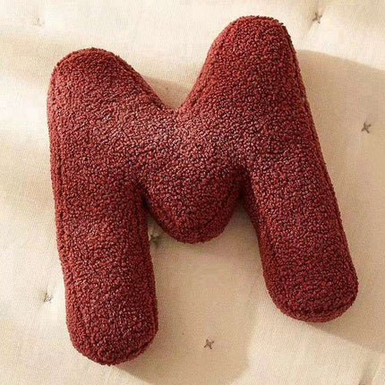 Delightful English Letters Plush Pillow - Cozy Home Accent - Très Elite
