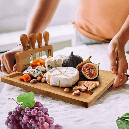 Deluxe Curved Wooden Cutting Board Collection - Designed for Culinary Precision - Très Elite