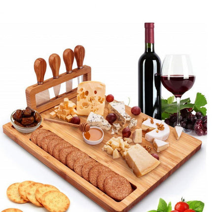 Deluxe Curved Wooden Cutting Board Collection - Designed for Culinary Precision - Très Elite